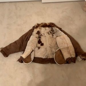 Vintage French Creek Sheep and Wool Leather jacket